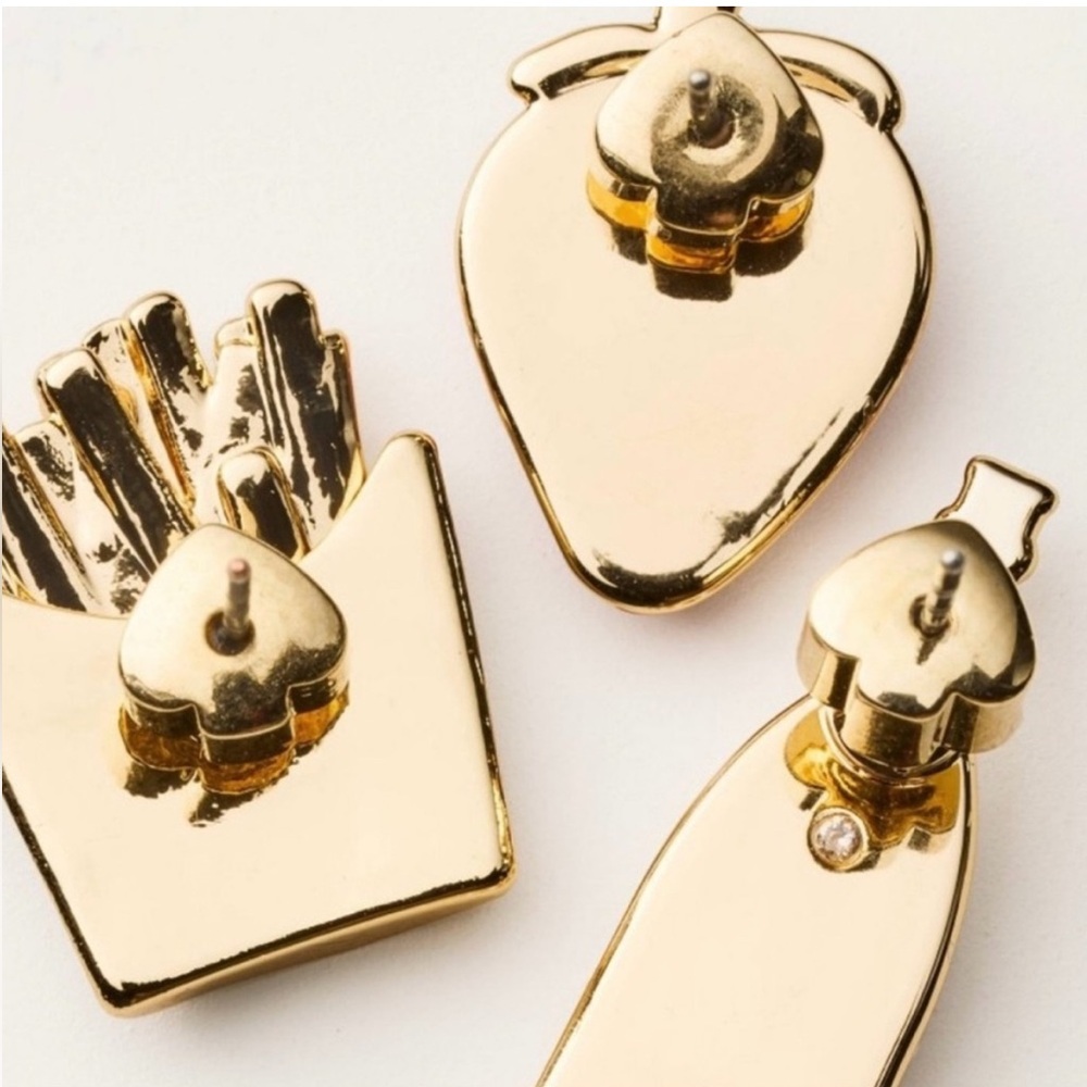 NWT -Kate Spade x Target Earrings
3 pair Strawberries, French Fries & Champagne - Picture 4 of 8